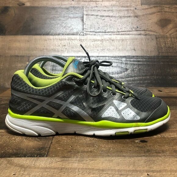 ASICS Gel S377N Athletic running shoes womens size 9 silver green running - Picture 3 of 6